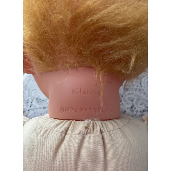 Vintage 1995 Pat Secrist  Hilarious Baby Doll Red Hair Brown Eyes - Picture 3 of 4